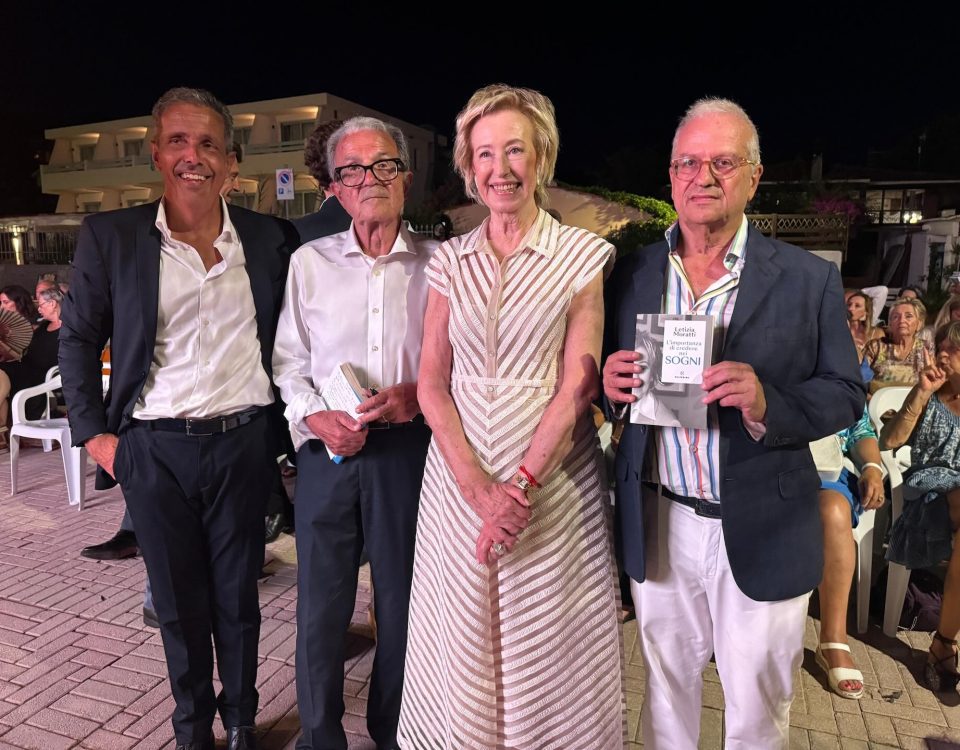 Letizia Moratti e Romano Prodi alla serata del Premio Letterario all’Elba