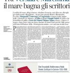 Articolo Corriere della Sera - Tra Versilia e Maremma il mare bagna gli scrittori