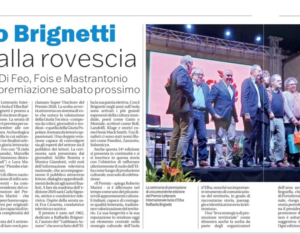 Il Tirreno - Premio Brignetti conto alla rovescia