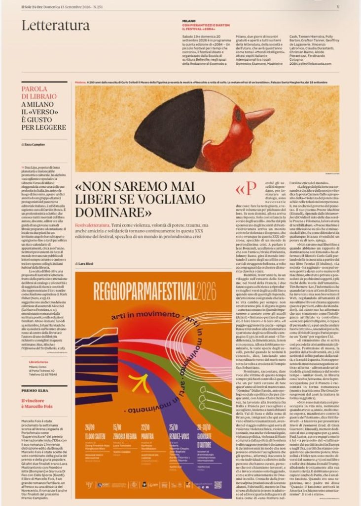 Il Sole 24 Ore - Il vincitore è Marcello Fois